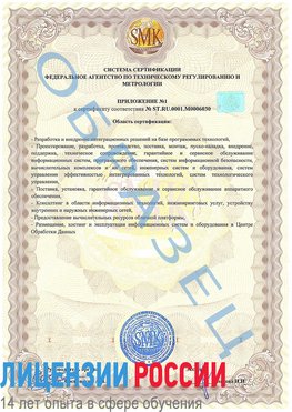 Образец сертификата соответствия (приложение) Шилка Сертификат ISO 27001